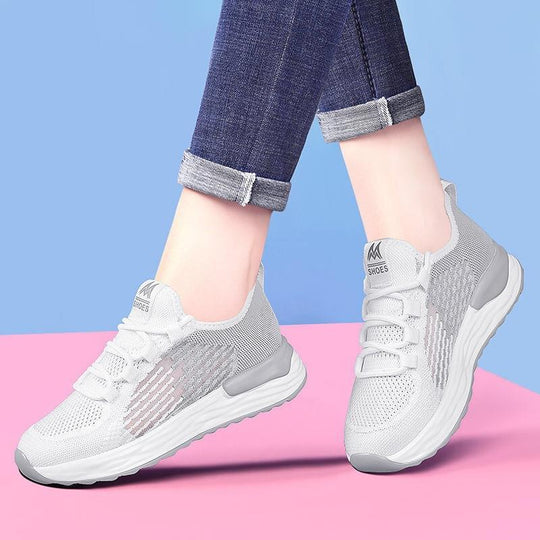 Damen Atmungsaktive Laufsneakers mit flexibler Sohle und innovativem Design EB