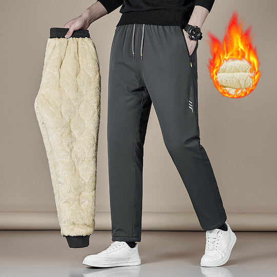 Herren winddichte Softshellhose mit herausnehmbarer Sherpa-Innenfütterung EB