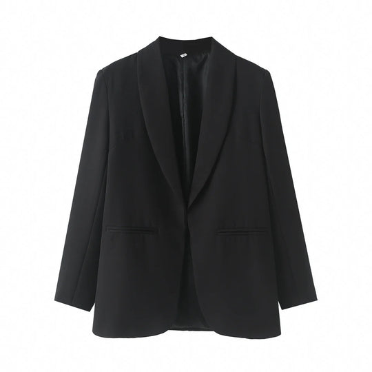 Damen eleganter Blazer mit modernem Schnitt und praktischen Taschen EB