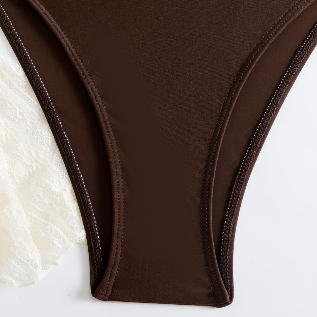 Damen Bikiniset mit transparentem Überwurf EB
