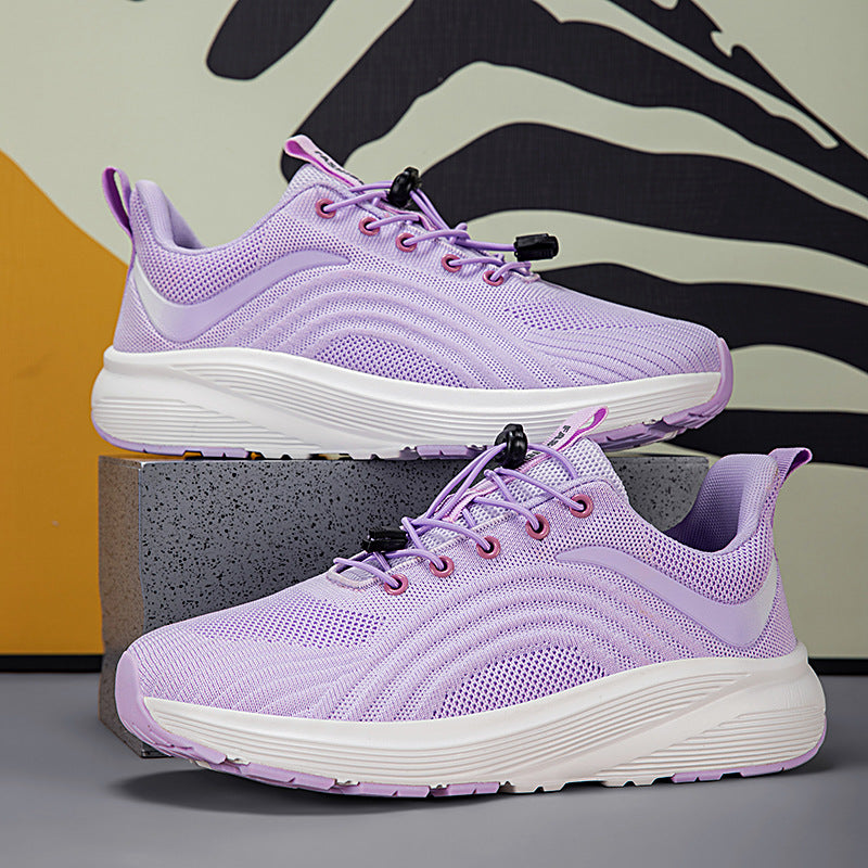 Damen Sportliche Leichtgewicht Laufschuhe mit atmungsaktiver Mesh-Oberfläche EB