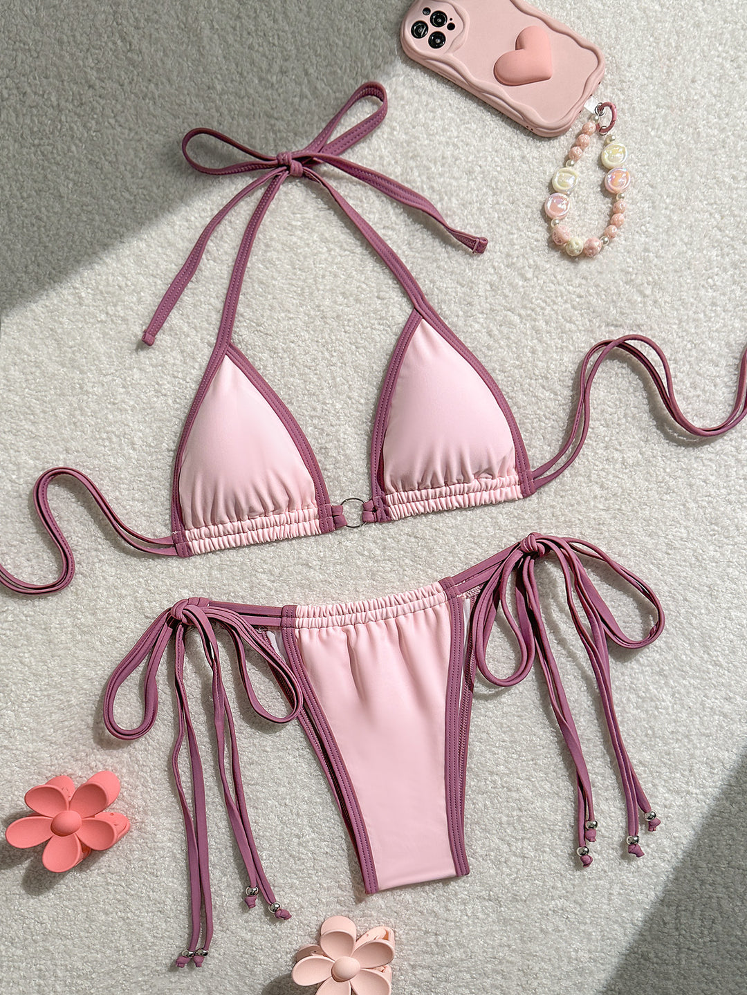 Damen Triangel-Bikini mit flexiblem Bindesystem EB