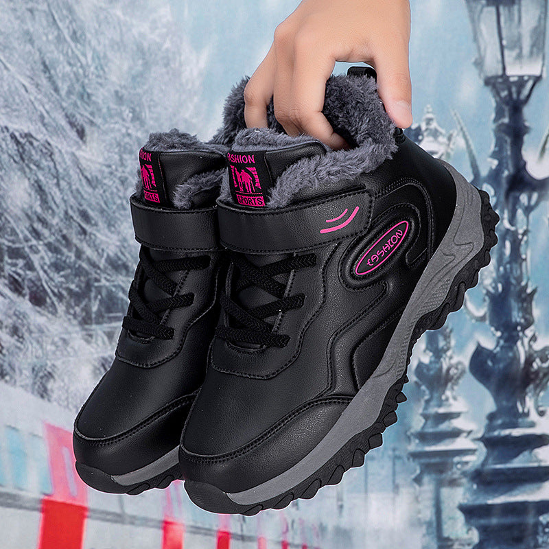 Damen Winterliche Schnürstiefel mit wärmendem Innenfutter EB