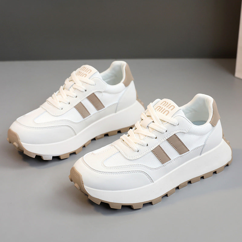 Damen Sportliche Sneaker mit rutschfester Laufsohle und atmungsaktivem Obermaterial EB