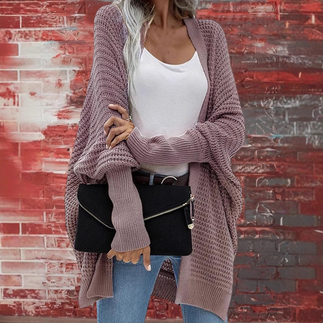 Damen Oversized Strickjacke EB