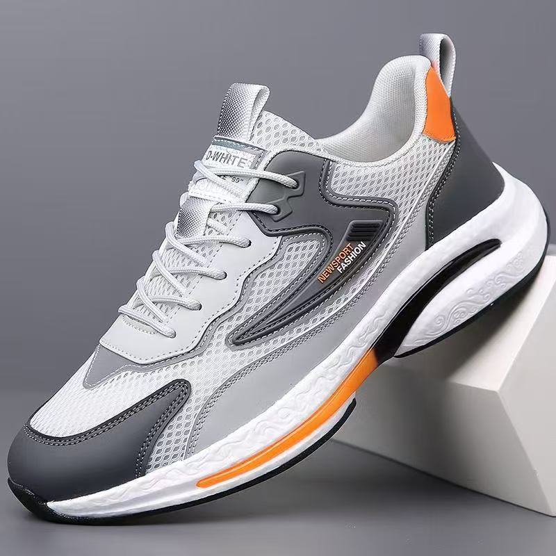 Damen Sportliche Freizeit Sneakers mit atmungsaktiver Oberfläche und stoßdämpfender Sohle EB