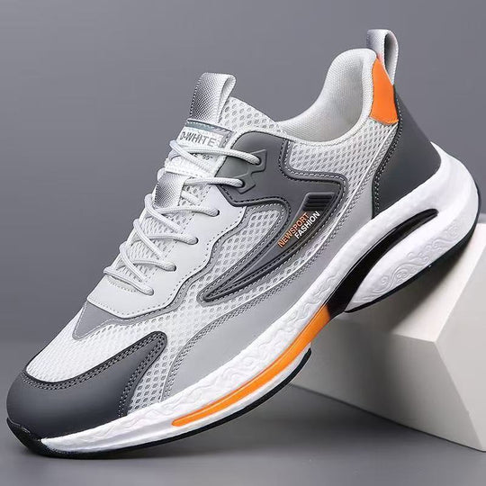 Damen Sportliche Freizeit Sneakers mit atmungsaktiver Oberfläche und stoßdämpfender Sohle EB