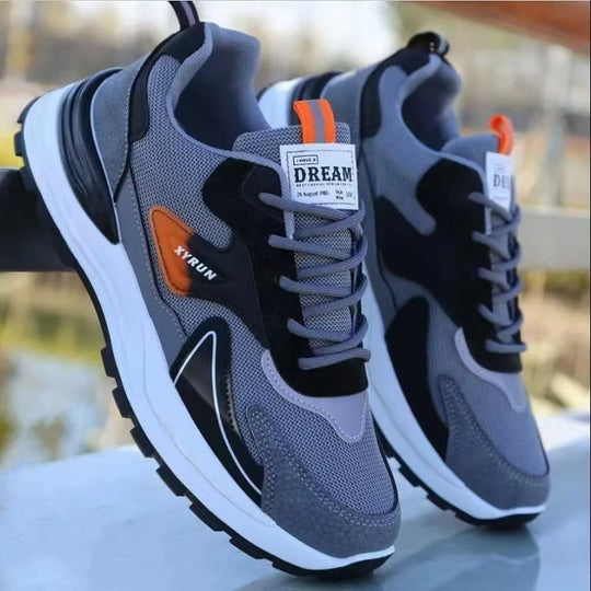 Damen Sportliche Mesh-Sneaker mit stoßdämpfender Sohle EB