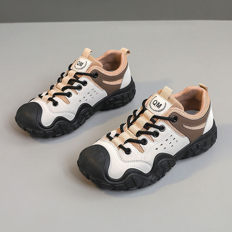 Damen sportliche Wanderschuhe mit rutschfester Sohle und atmungsaktivem Obermaterial EB