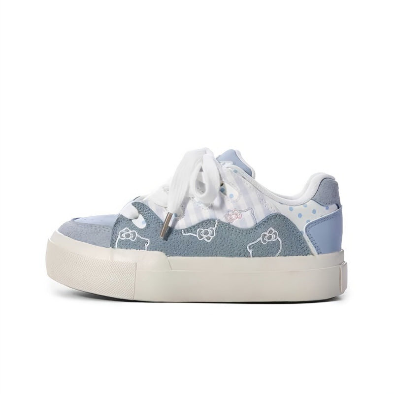Damen Sportliche Sneakers mit niedlichen tierischen Applikationen und weicher Sohle EB