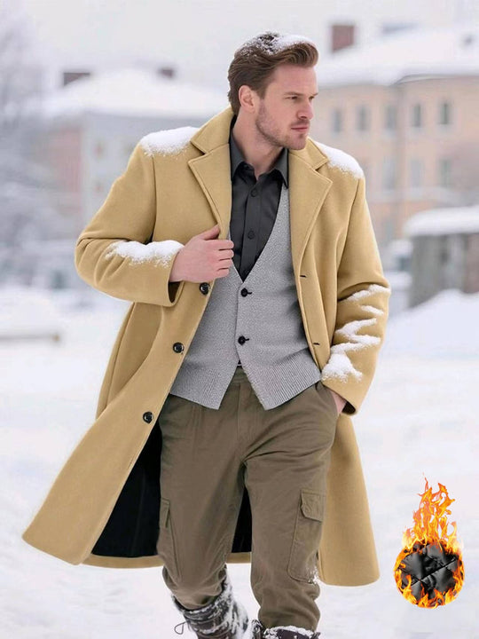 Herren klassischer Wollmantel EB