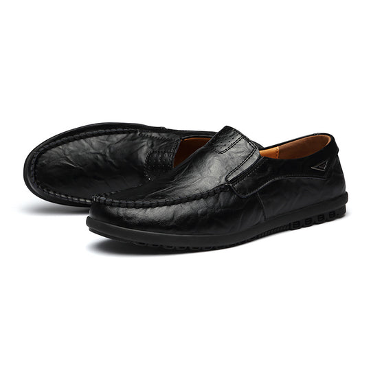 Herren Elegante Mokassins mit elastischem Einstieg und rutschfester Sohle EB