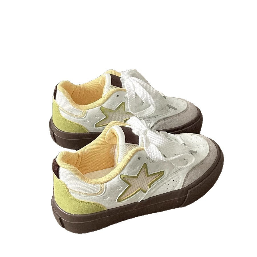 Damen Sportliche Sneakers mit einzigartigem Sternenmotiv und bequemem Futter EB