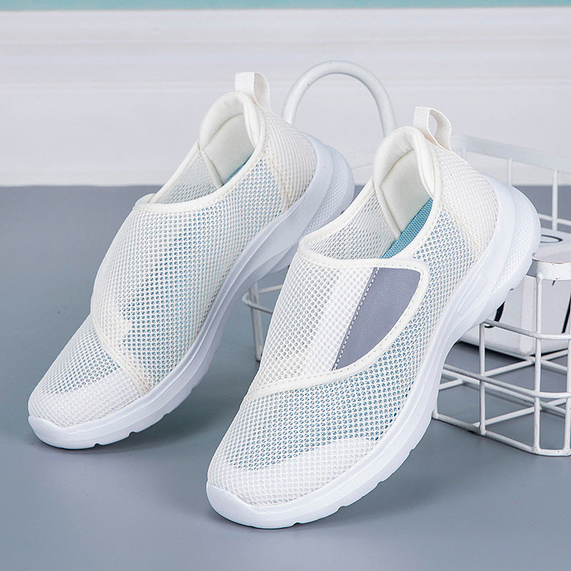 Damen Atmungsaktive Slip-On Sneakers mit rutschfester Sohle EB