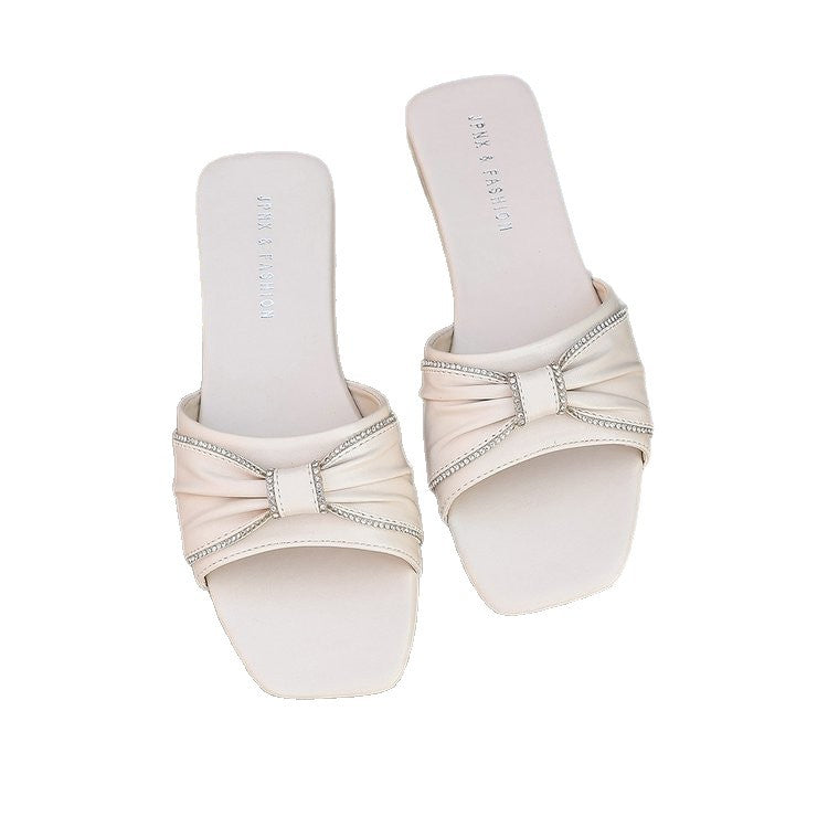 Damen Moderne Sandaletten mit elegantem Schleifen-Design EB
