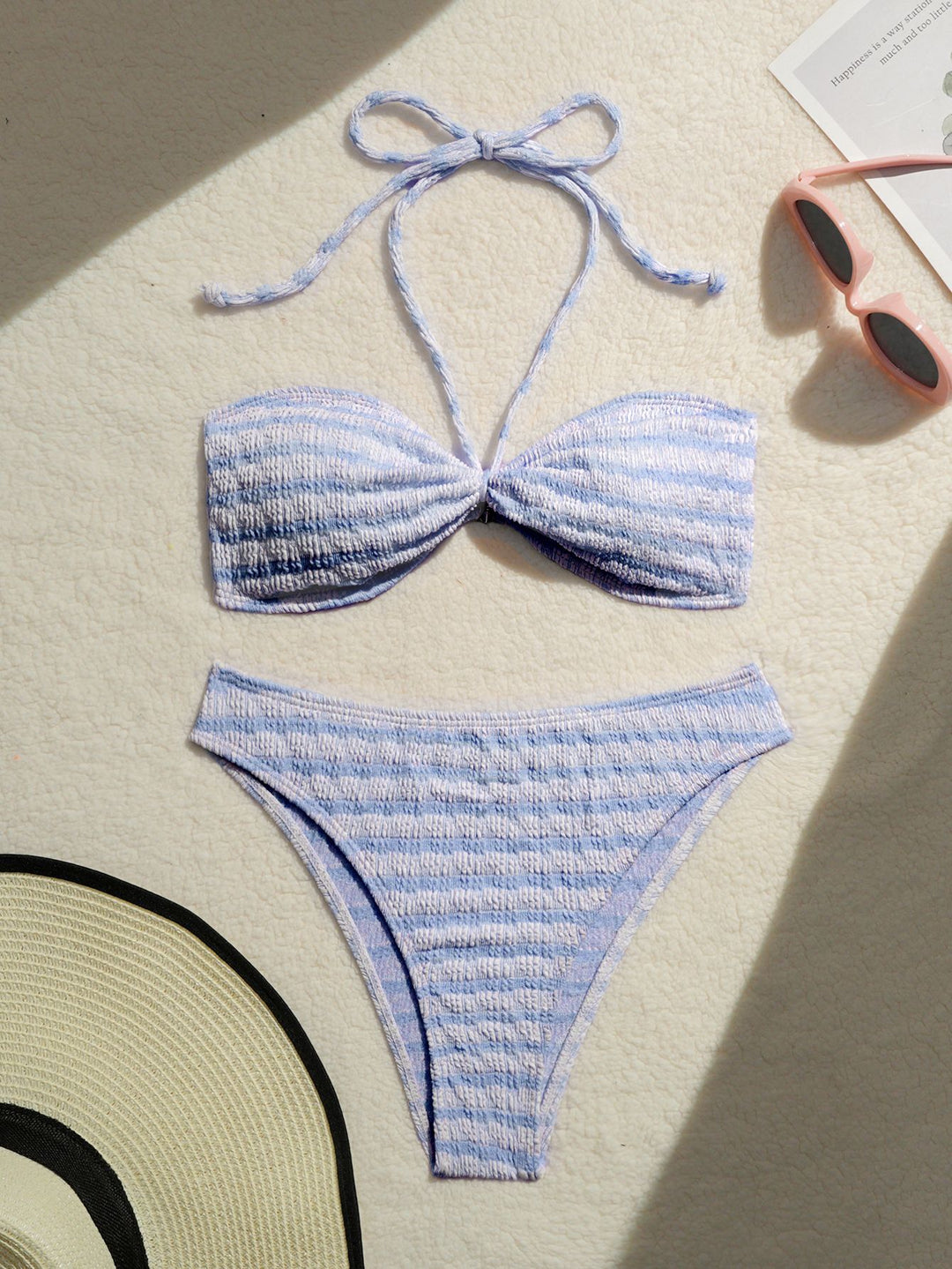 Damen Bikini-Set mit strukturierter Oberfläche EB