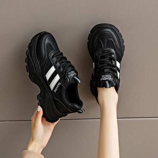 Damen Sportliche Lauf sneakers mit gepolsterter Sohle und atmungsaktivem Obermaterial EB