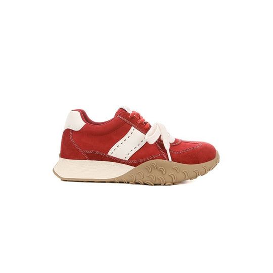 Damen Sportliche Sneakers mit hochwertigem Wildleder und dämpfender Sohle EB