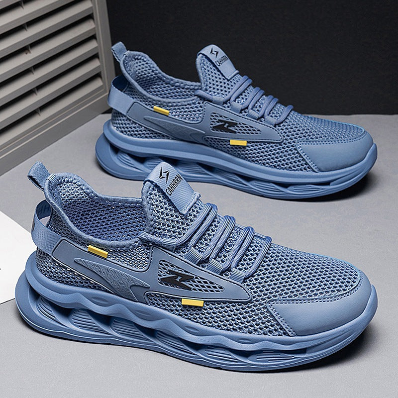 Damen Sportliche Laufsneaker mit atmungsaktivem Mesh-Obermaterial und dämpfender Sohle EB