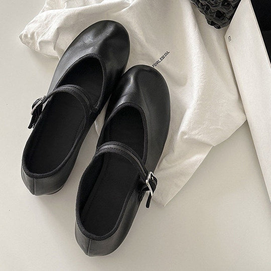 Damen Ballerinas mit verstellbarem Riemchen EB
