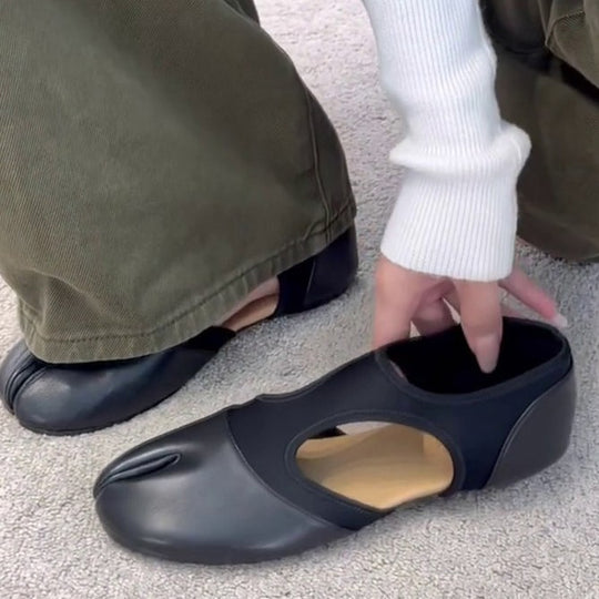Damen Clogs mit innovativem Zehen-Design und atmungsaktiver Materialkombination EB