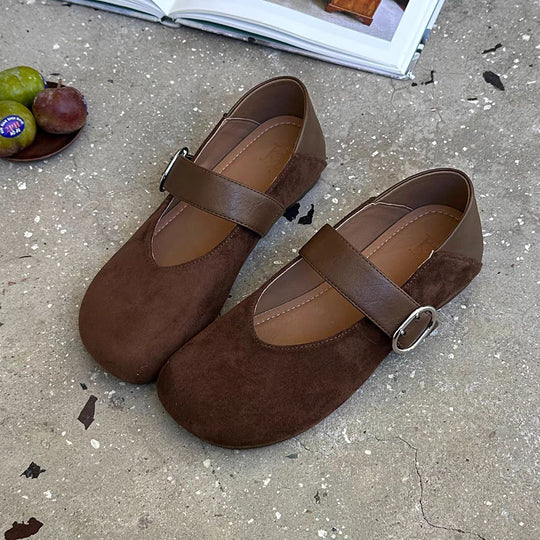 Damen Ballerinas mit modischem Leopardenmuster und anpassbarem Riemen EB