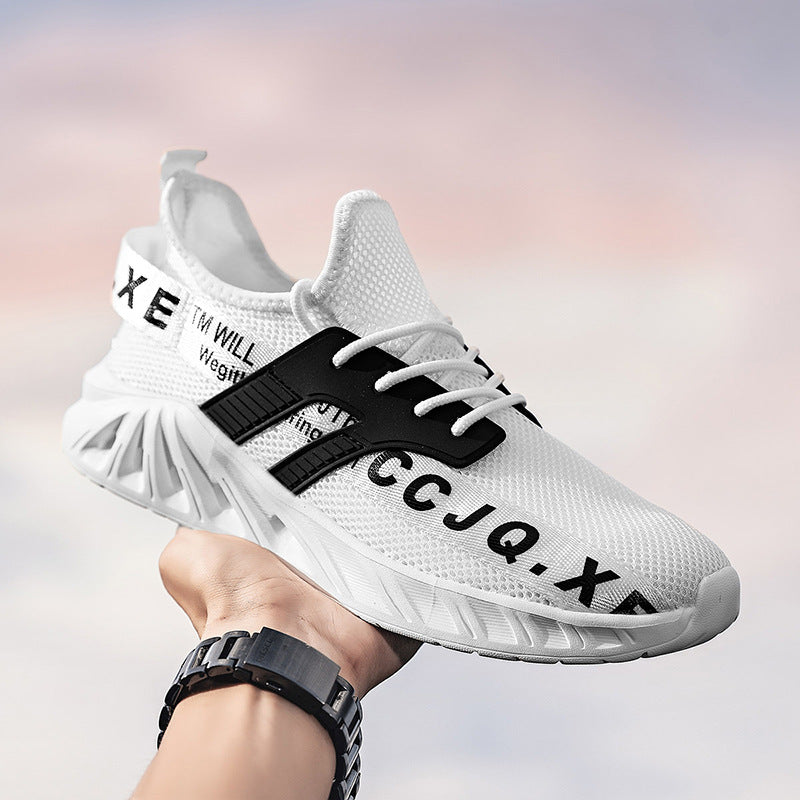 Damen Sportliche Netz-Sneaker mit rutschfester Sohle und atmungsaktivem Obermaterial EB