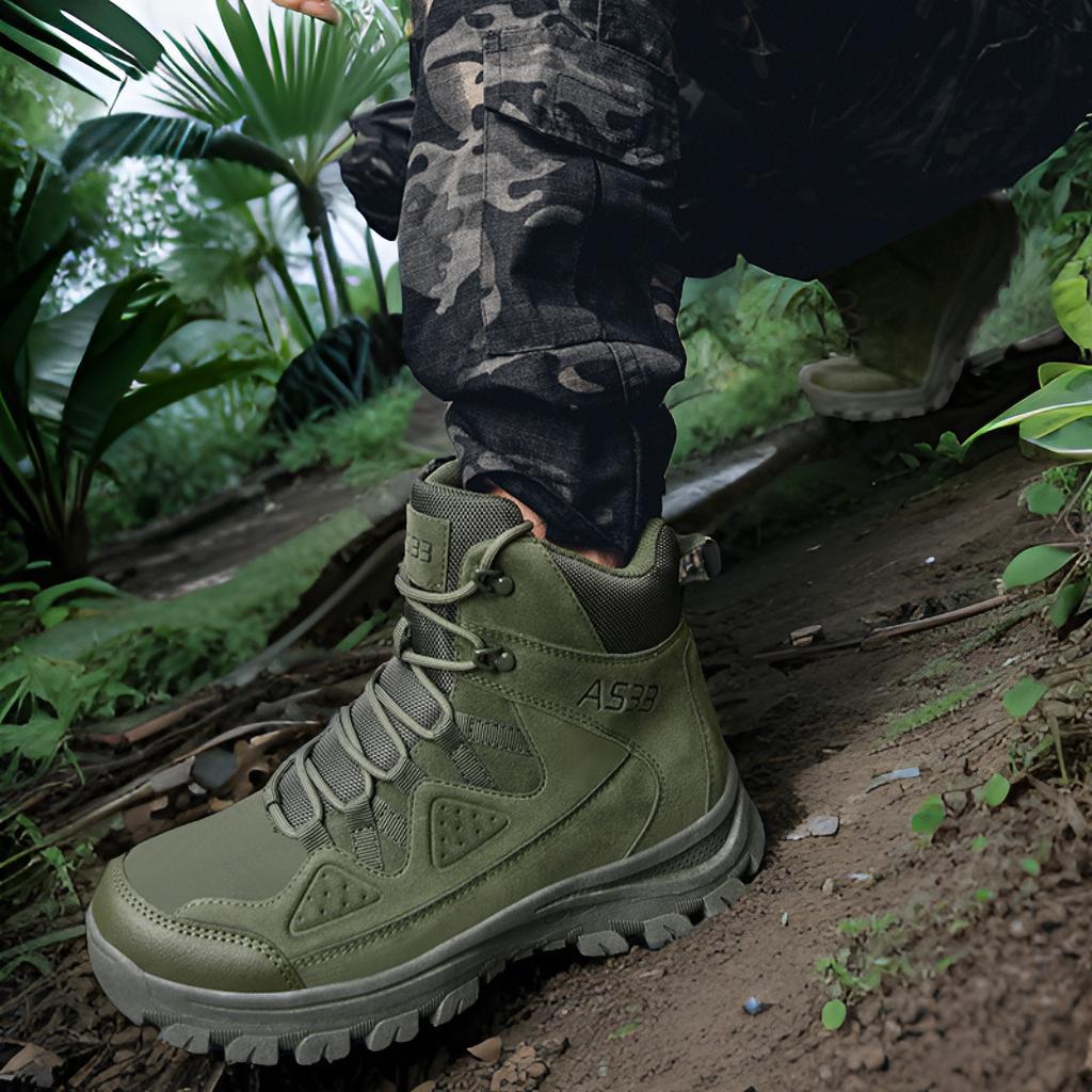 Herren Multifunktionale Outdoor-Stiefel mit hohem Knöchel und rutschfester Sohle EB