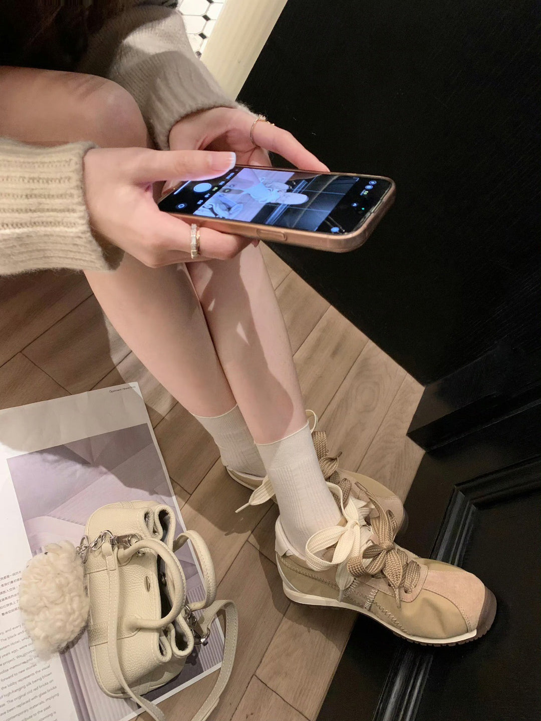 Damen Sportliche Lifestyle-Sneaker mit innovativem Schnürsystem und atmungsaktiver Sohle EB