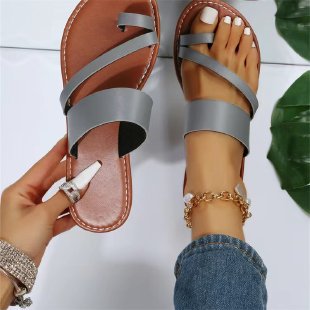 Damen Modische Riemensandalen EB