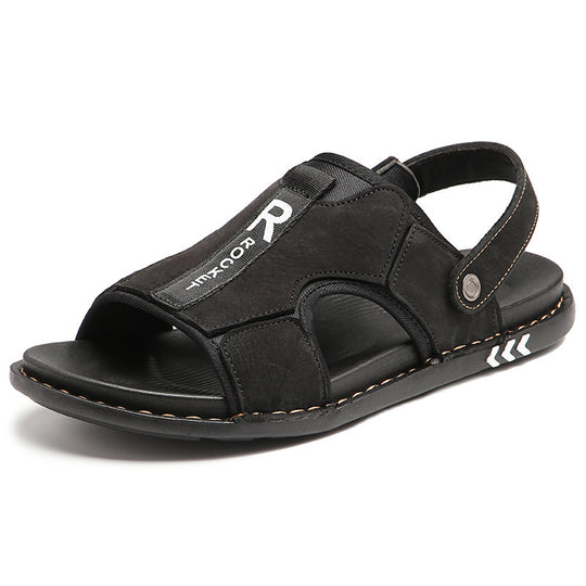 Herren Komfortable und stylische Freizeitsandalen mit verstellbarem Riemen EB