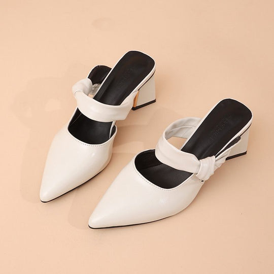 Damen Slingback High Heel Schuhe mit elegantem Riemchen EB