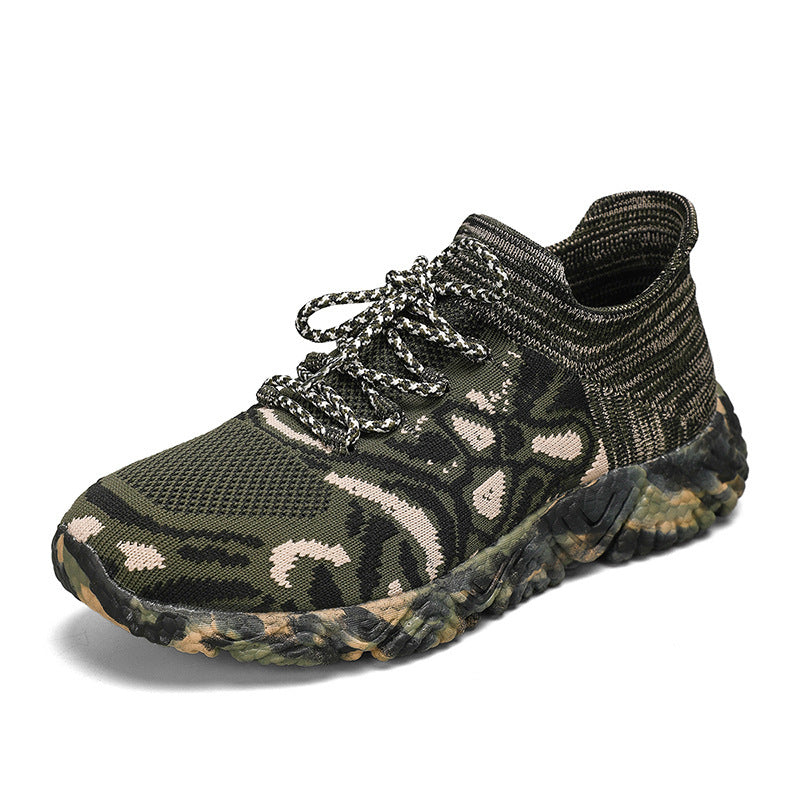 Damen Multifunktionale Freizeit-Sneaker mit atmungsaktiver Strick-Oberfläche und rutschfester Sohle EB