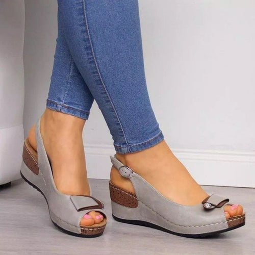 Damen Komfortable und stilvolle Riemen-Sandalen EB