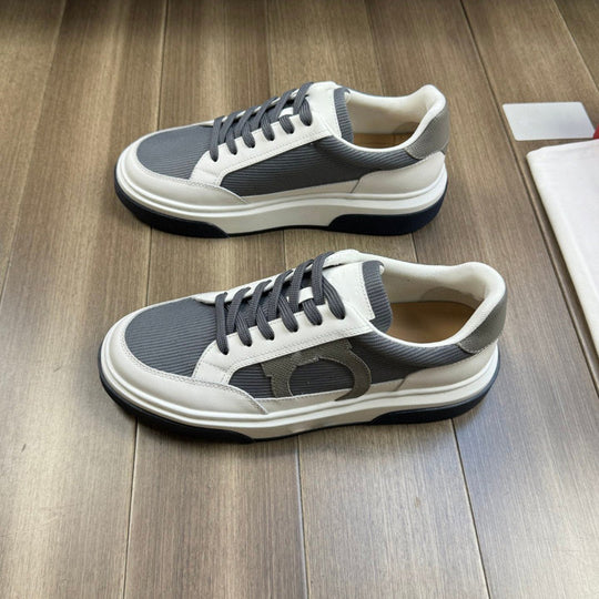 Damen modische Sneakers mit robustem Profil und strapazierfähiger Gummisohle EB