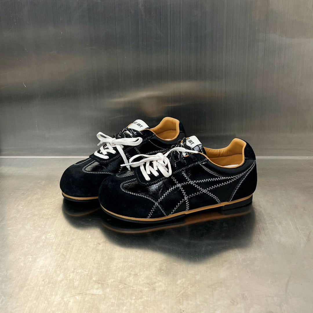 Damen Sportive Sneakers mit atmungsaktiver Multimaterial-Oberfläche EB