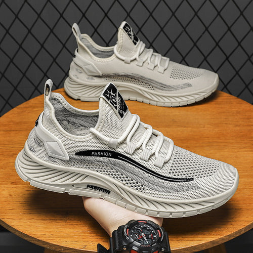 Damen Atmungsaktive Lifestyle-Sneaker mit rutschfester Laufsohle EB
