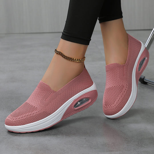 Damen Bequeme und luftige Sneakers mit Stoßdämpfung EB