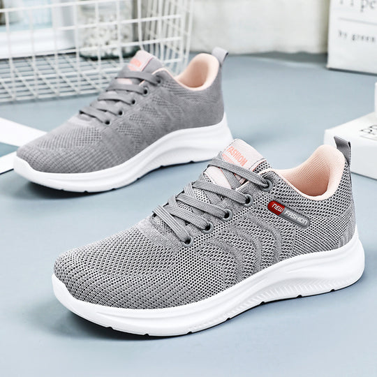 Damen Atmungsaktive Sport-Sneaker mit innovativem Strickdesign EB