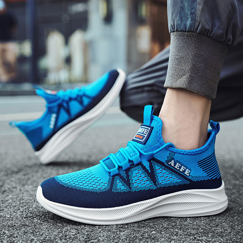 Herren Atmungsaktive Sport-Sneaker mit elastischem Schnürsystem EB