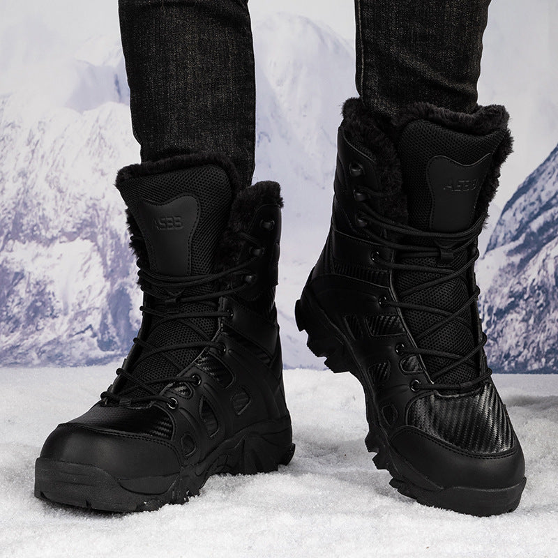 Herren Hohe Winter-Boots mit isolierender Fütterung und rutschfester Sohle EB