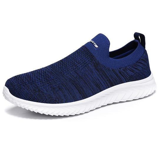 Damen Sportliche Slip-On Sneakers mit flexiblem Strickoberteil EB