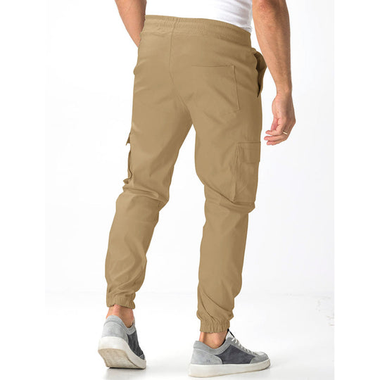 Herren Cargo-Hose mit elastischem Bund und praktischen Seitentaschen EB