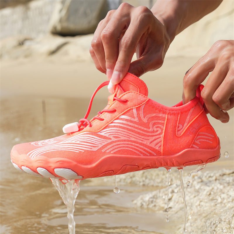 Damen Wassersportschuhe mit schnelltrocknendem elastischem Obermaterial und rutschfester Laufsohle EB