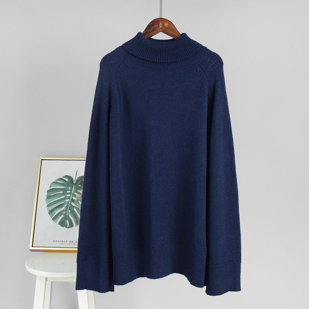 Damen Oversized Rollkragenpullover EB