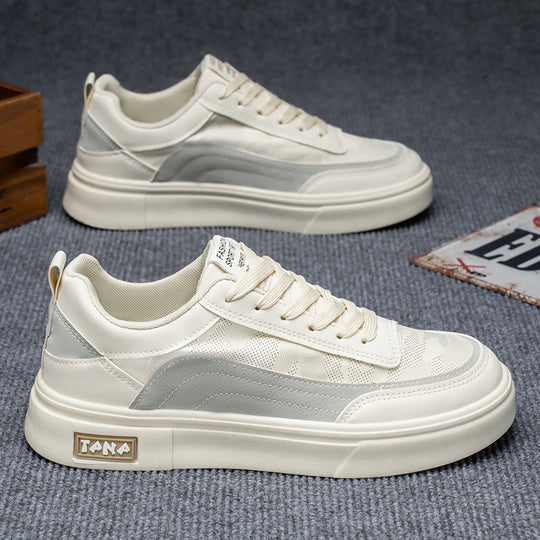Damen modische Sneakers mit strukturiertem Obermaterial und komfortabler Dämpfung EB
