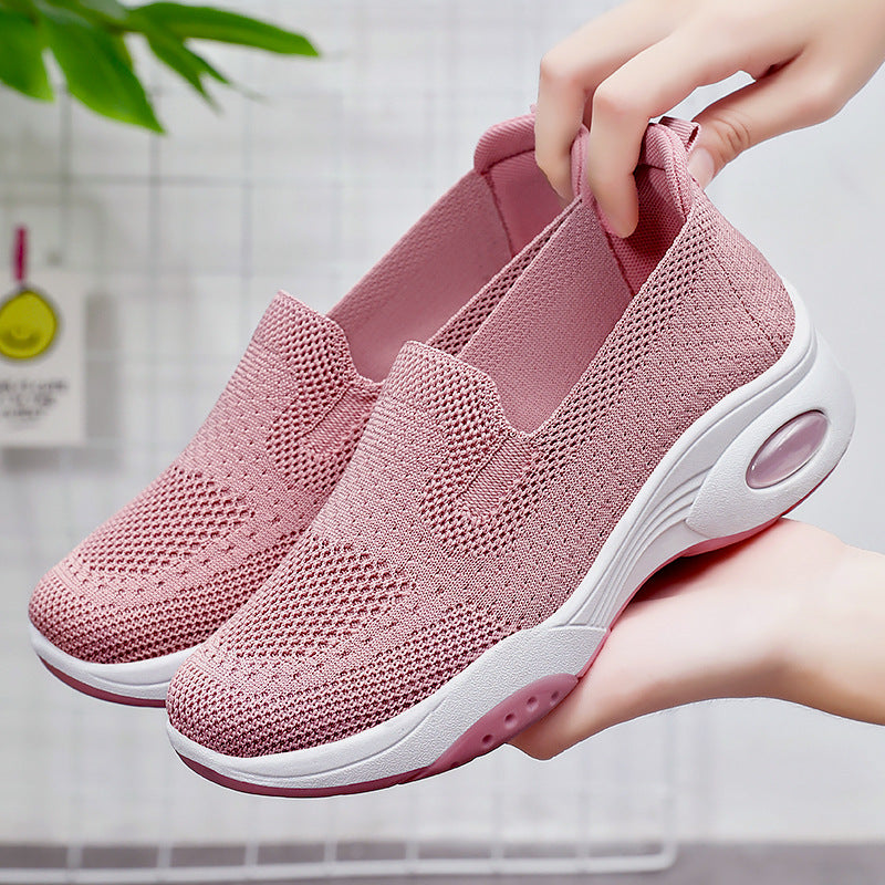 Damen Bequeme und atmungsaktive Slip-On Laufschuhe EB