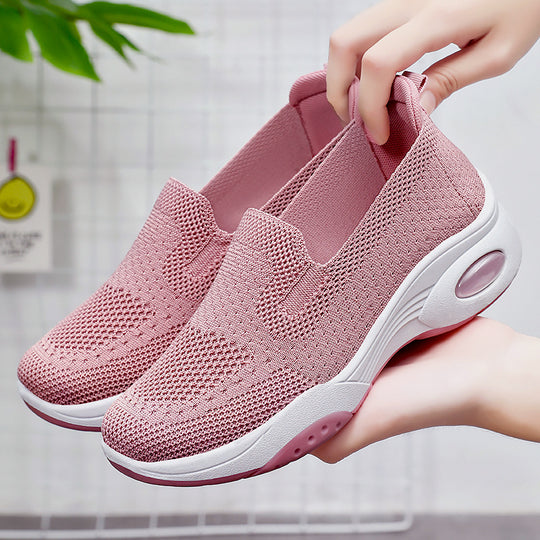 Damen Bequeme und atmungsaktive Slip-On Laufschuhe EB