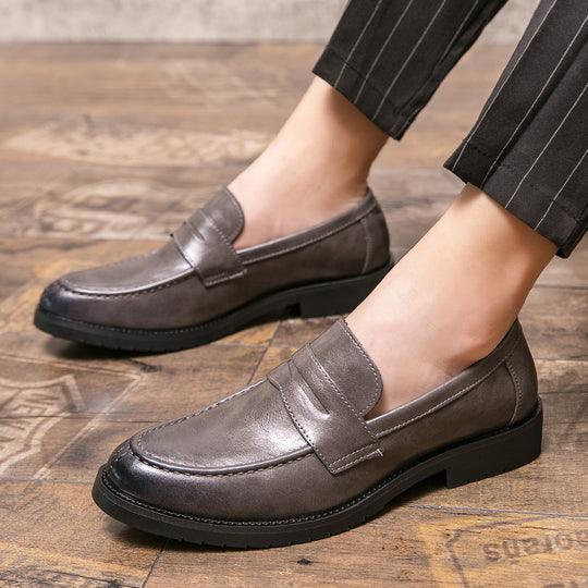 Damen Mokassins mit eleganter Lederoberfläche und rutschfester Sohle EB