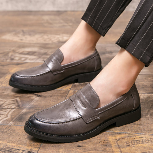 Damen Mokassins mit eleganter Lederoberfläche und rutschfester Sohle EB